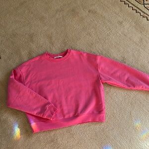 Frame cotton sweatshirt Hot Pink